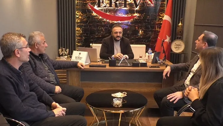 Kavuk'tan ERTV'ye ziyaret! Önemli mesajlar verdi...
