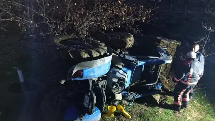 Malatya'da traktör kazası: 1 yaralı