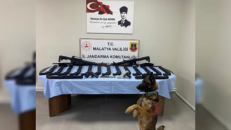 Malatya'da kaçak silah operasyonu: 3 gözaltı
