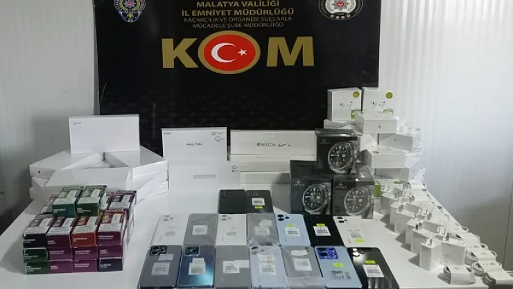 Malatya'da kaçakçılık operasyonu: 1 gözaltı