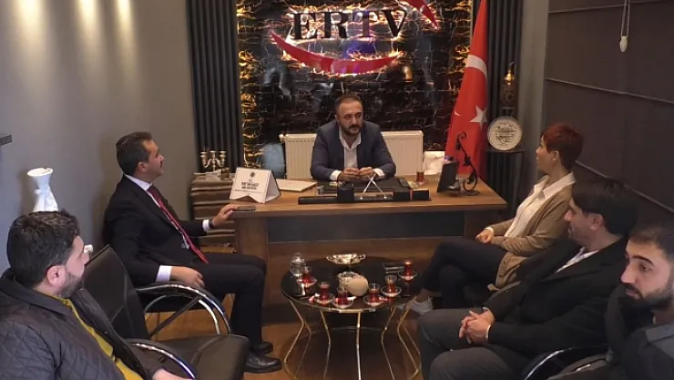 Okyay'dan ERTV'ye ziyaret! Önemli mesajlar verildi...