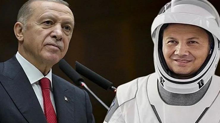 Cumhurbaşkanı Erdoğan, ilk Türk astronot Gezeravcı ile görüştü