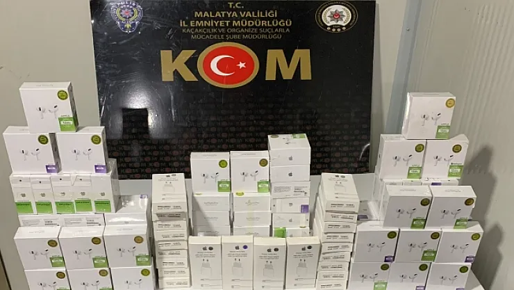 Malatya'da kaçakçılık operasyonu!
