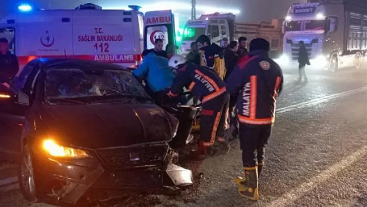 Malatya'da kaza: 1 ölü, 5 yaralı!