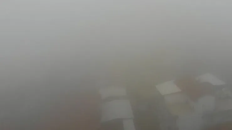 Malatya'da yoğun sis! Göz gözü görmüyor