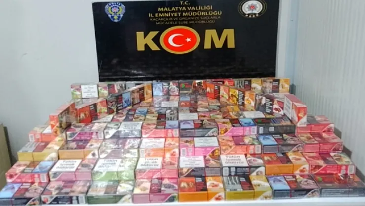 Malatya'da kaçak 30 kilo tütün ele geçirildi