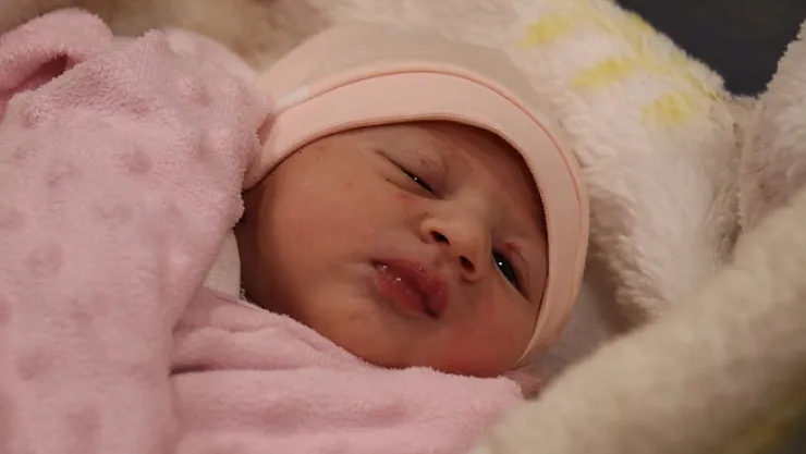 Malatya'da yeni yılın ilk bebeği dünyaya geldi