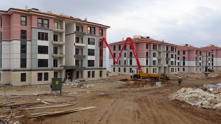 Malatya'daki deprem konutlarında sona doğru