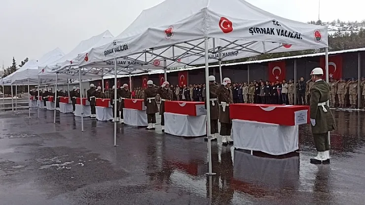 Pençe-Kilit şehitlerine veda…