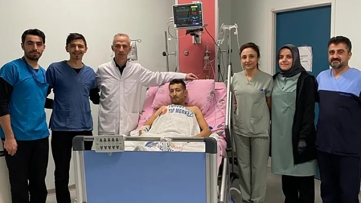 TÖTM'den başarı! Kalp çalışırken pıhtı çıkarıldı!