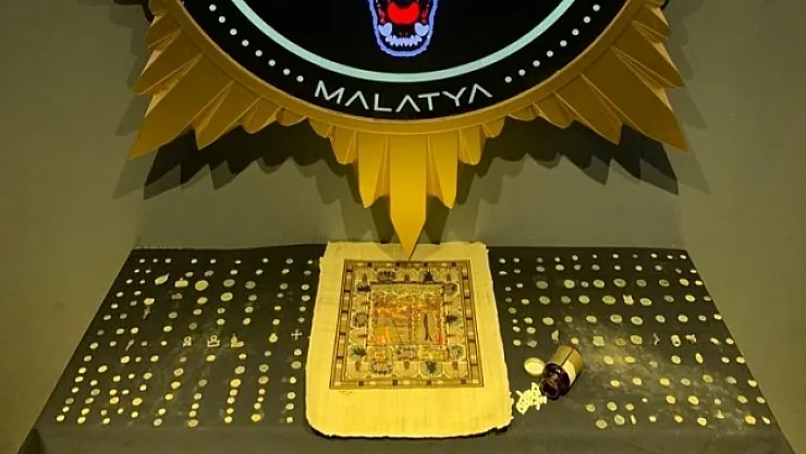 Malatya'da tarihi eser operasyonu