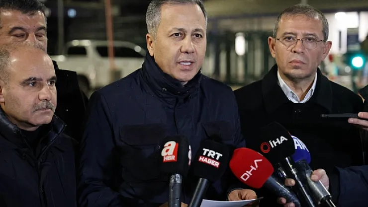 Yerlikaya: Kayan kütlenin hacmi 10 milyon metreküp