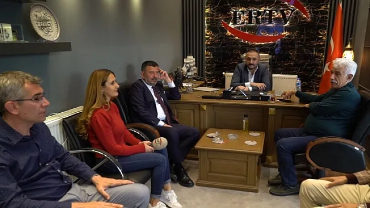 Ağbaba'dan ERTV'ye ziyaret! Övgüyle bahsetti...