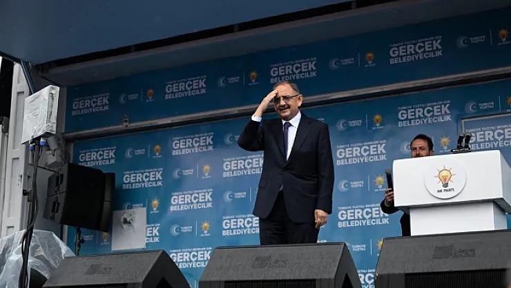 Bakan Özhaseki'den Malatya'da muhalefete tepki