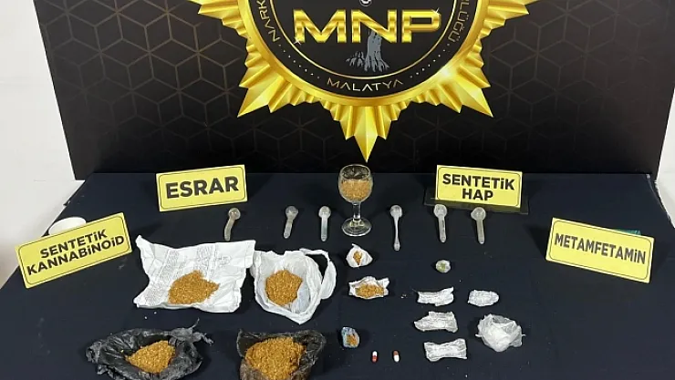 Malatya'da torbacı operasyonu: 3 tutuklama