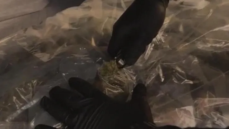 Otobüste uyuşturucu ile yakalanan yolcu tutuklandı