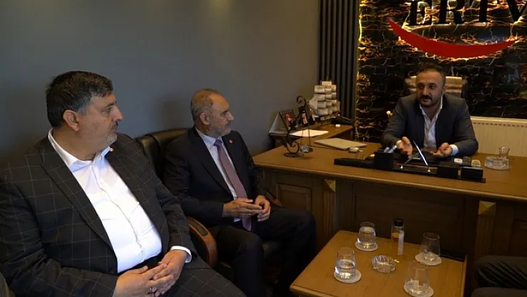 Saadet Partisi'nden ERTV'ye ziyaret! "Çarşıyı ayağa kaldıracağız"