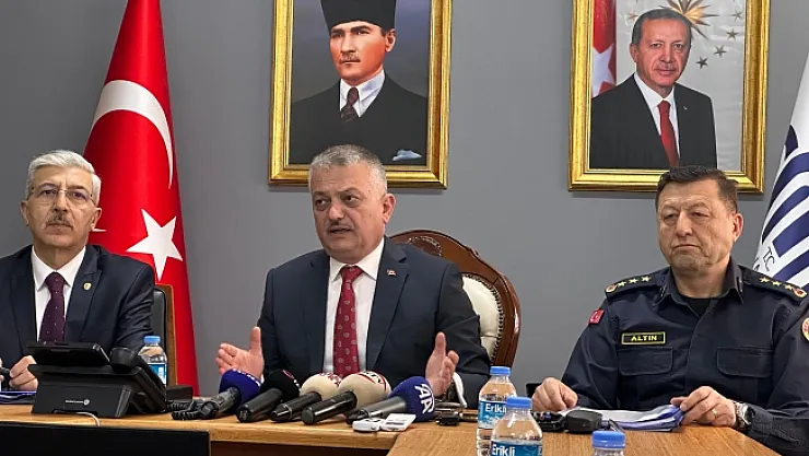 Vali Yazıcı: Alından tedbirlerle hırsızlık olaylarında düşüş yaşandı