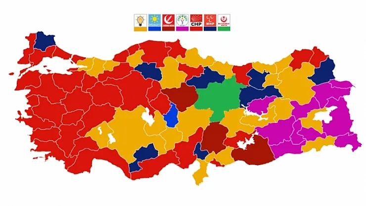 İşte Türkiye Geneli 31 Mart İl İl Yerel Seçim Sonuçları
