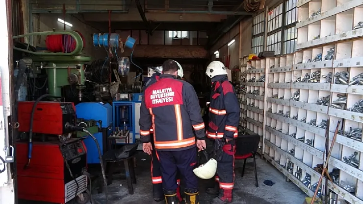 Malatya'da çakmak gazı bomba gibi patladı