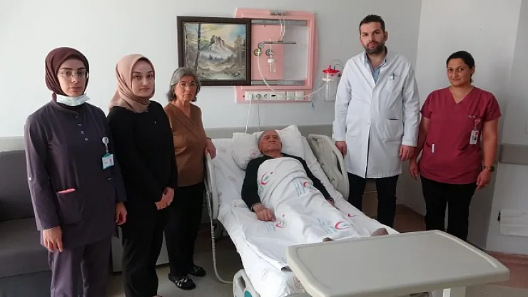 94 yaşında kanseri yenerek taburcu oldu