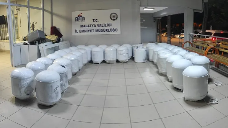Malatya'da 39 termosifon çalındı, 2 gözaltı!