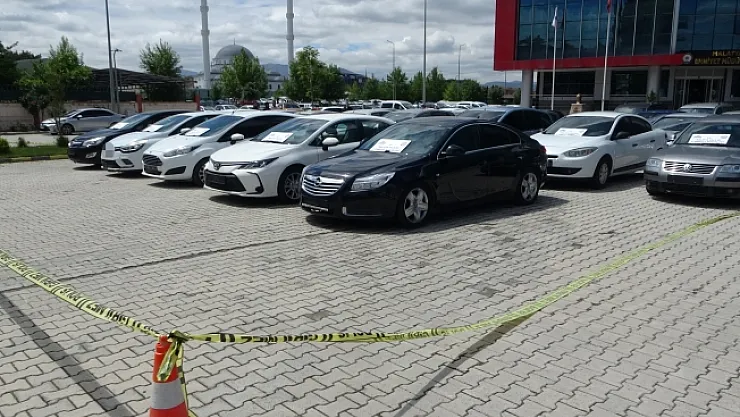 Malatya'da 'change' araç operasyonu: 6 tutuklama