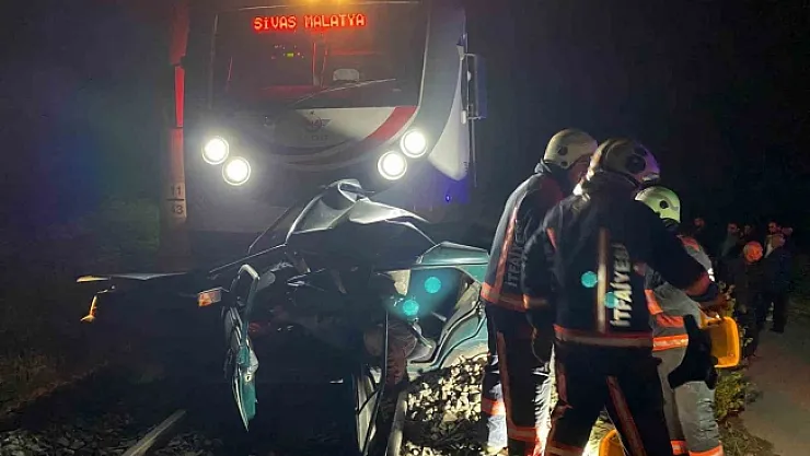 Malatya'da tren faciası: 1 ölü!
