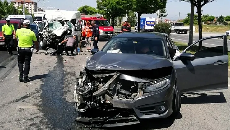 Malatya'da zincirleme kaza: 3 yaralı