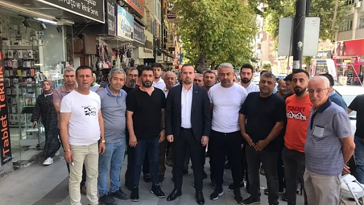 MAGİNDER'den Kışla caddesi esnafına destek