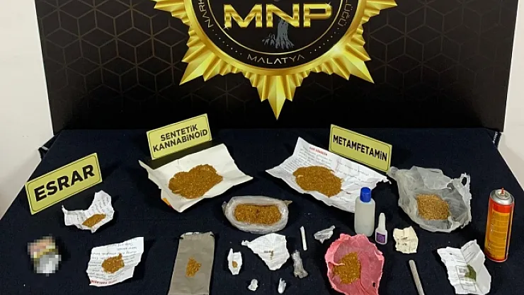 Malatya'da zehir tacirlerine operasyon: 5 tutuklama