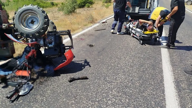 Malatya'da çapa motoru devrildi: 1 ölü, 1 ağır yaralı