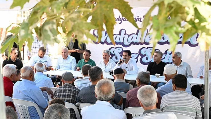 Bayram Taşkın, Başharık Mahallesi'nde...