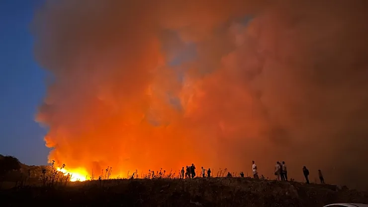 'İzmir'deki yangın piknik ateşinden çıktı'