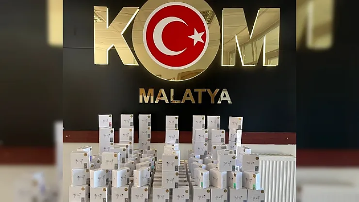 Malatya'da 2 milyon liralık kaçak ürün ele geçirildi