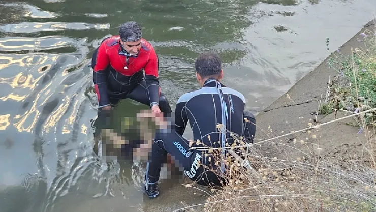 Sulama kanalına giren yabancı uyruklu şahıs hayatını kaybetti