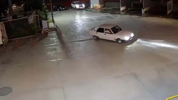 Akaryakıt istasyonunda drift attı, 58 bin TL cezayı yedi