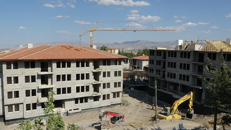 Akçadağ'daki yeni çarşı çalışmalarında sona doğru