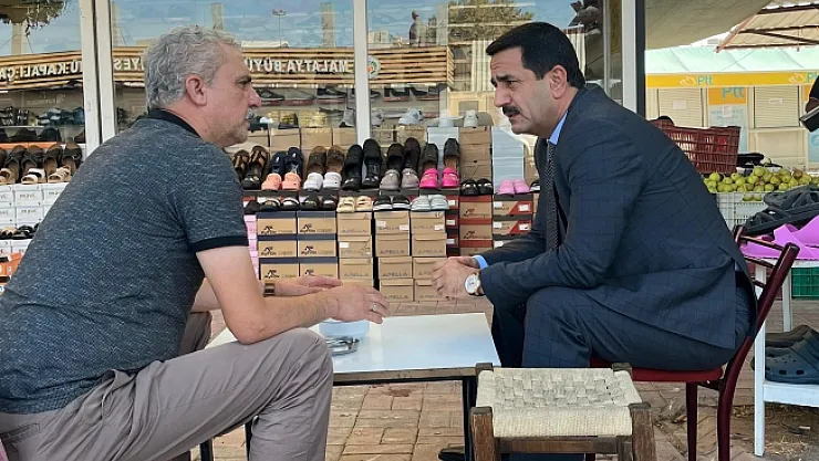 Başkan Taşkın, Emekliler Parkı esnafı ile bir araya geldi