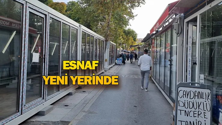 Emekliler Parkı esnafı taşındı.. Yeni yerlerinden memnunlar mı?