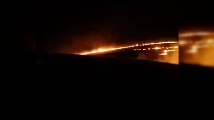 Malatya'da iki ayrı noktada anız yangını