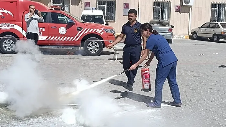 Malatya'da yangın söndürme tatbikatı yapıldı