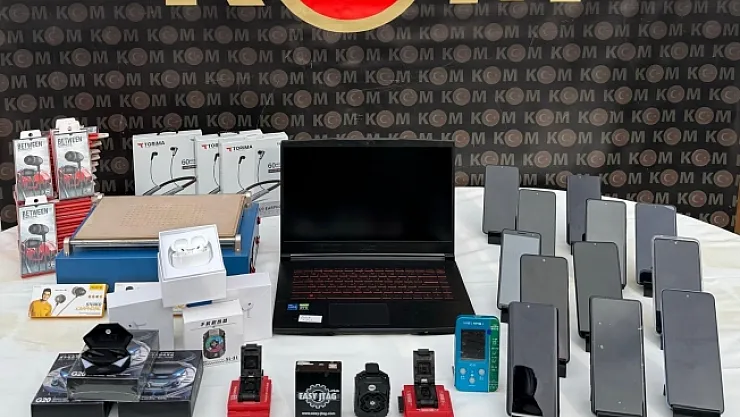 Malatya'da kaçak elektronik ve tütün operasyonu