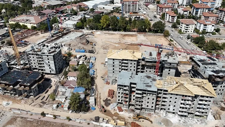 Rezerv alanlarında TOKİ konutları hızla yükseliyor