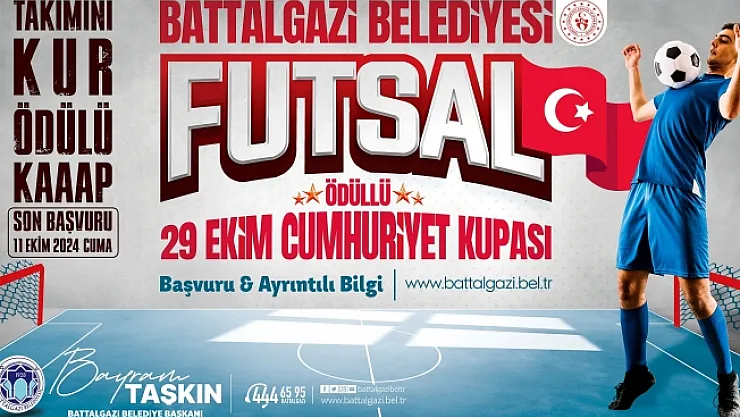 Battalgazi'de futsal turnuvası