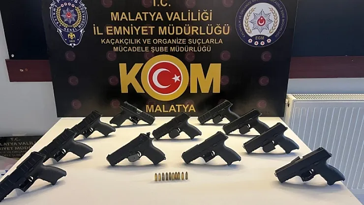 Malatya'da yasa dışı silah ticaretine darbe: 3 tutuklama