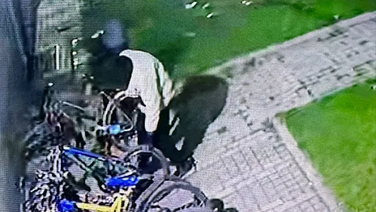 Bisikleti çalması 60 saniye sürdü