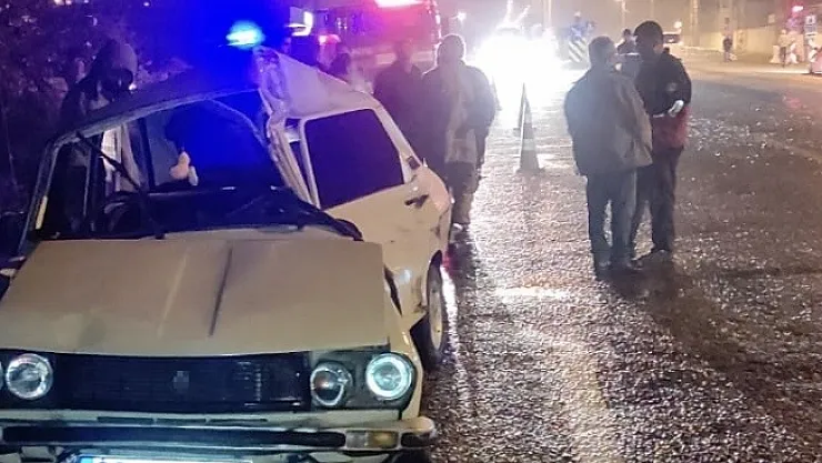 Doğanşehir'de tır ile otomobil çarpıştı: 1 yaralı