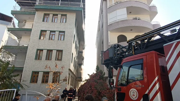 Malatya'da ev yangını!