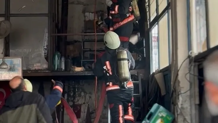 Malatya'da işyeri yangını! Korku dolu anlar yaşandı